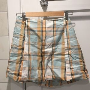 Urban plaid skirt